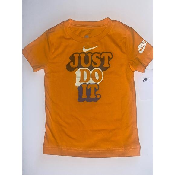 Nike Other - Nike Boys Orange T-Shirt Just Do It size 4T